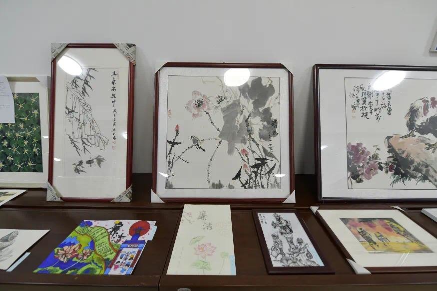 “翰墨書清風(fēng)·喜迎二十大”青島支隊(duì)組織開展廉潔主題書法筆會交流活動